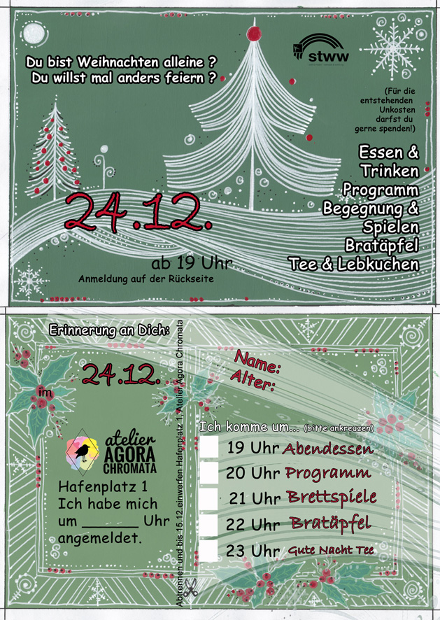 Weihnachten im Atelier